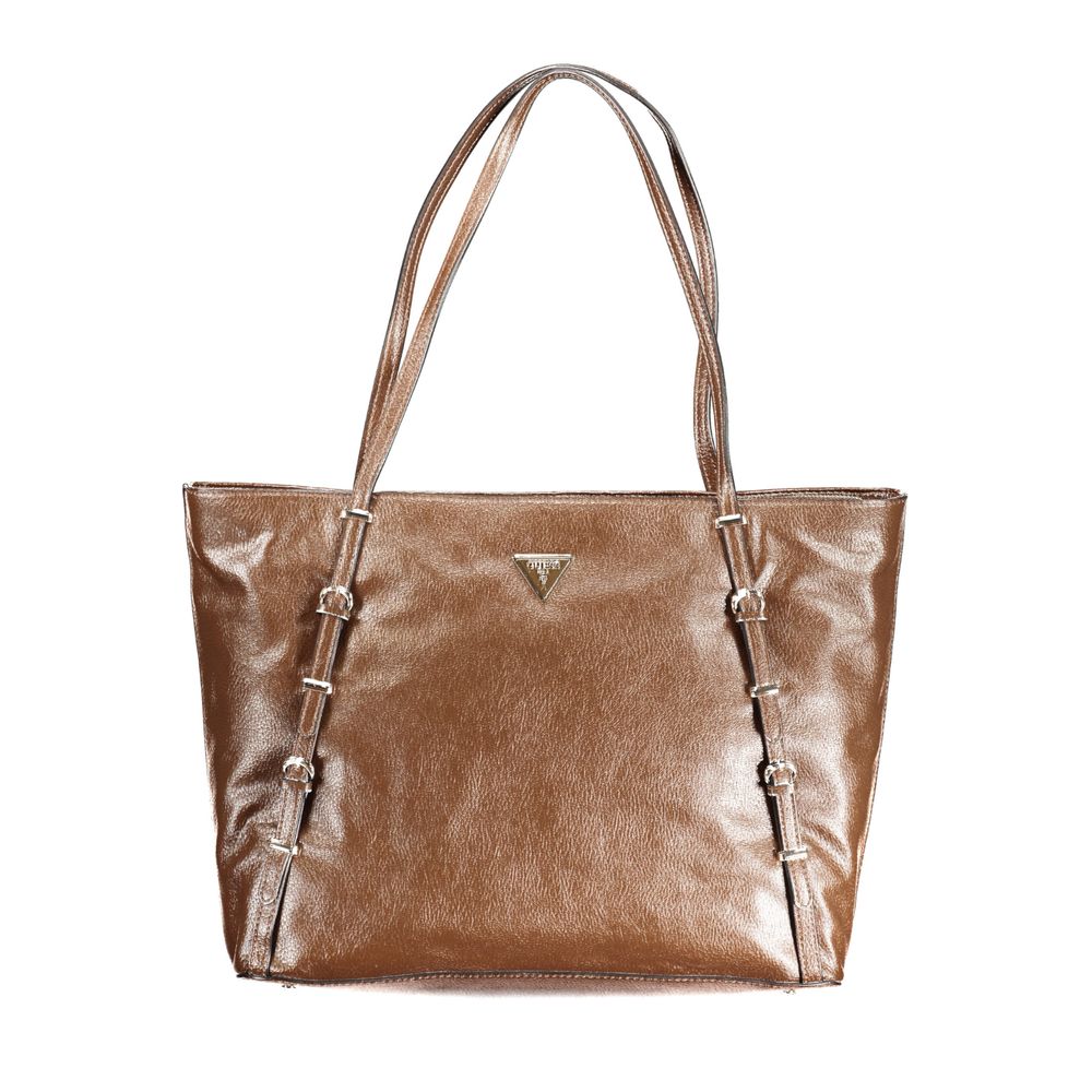 Brown Polyethylene Handbag