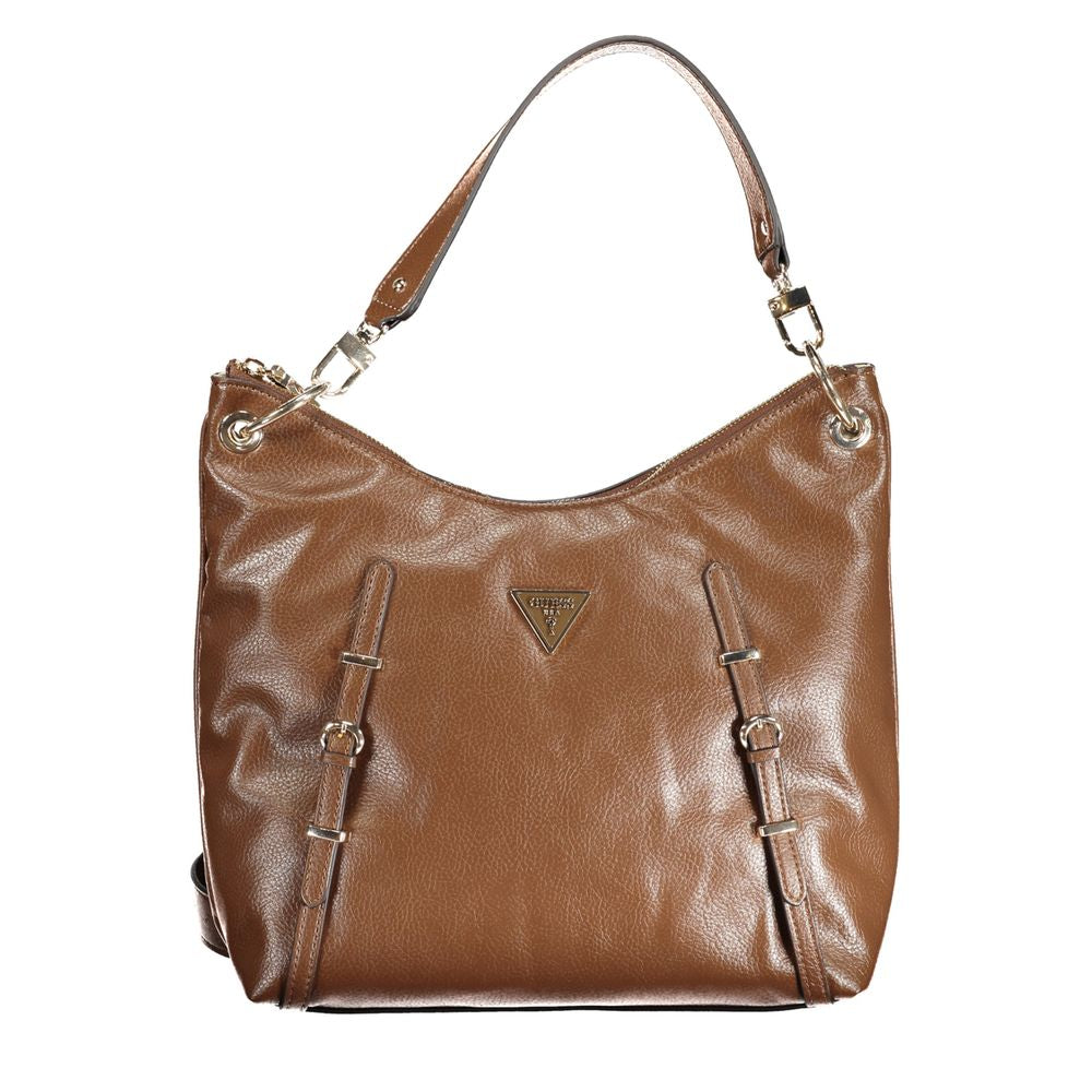 Brown Polyethylene Handbag