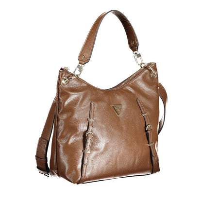 Brown Polyethylene Handbag