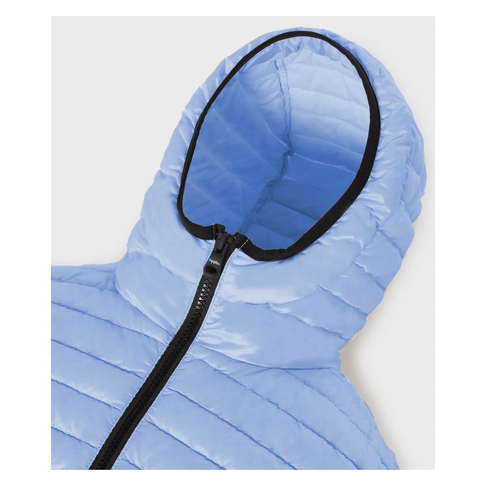 Light Blue Polyamide Jackets & Coat