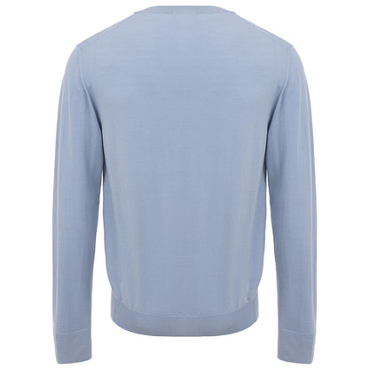 Light Blue Wool Sweater