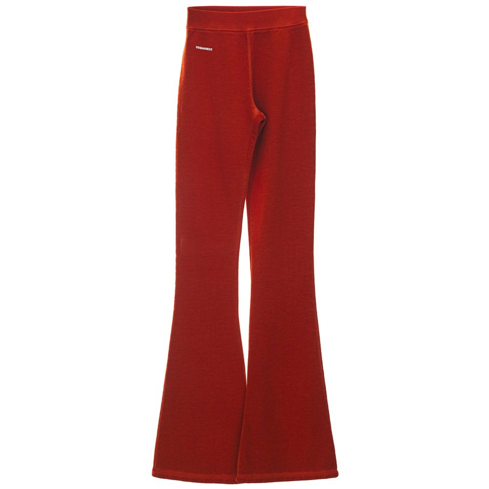 Red Cotton Jeans & Pant