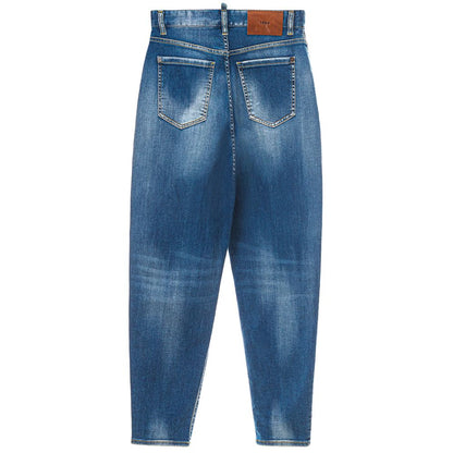 Blue Cotton Jeans & Pant