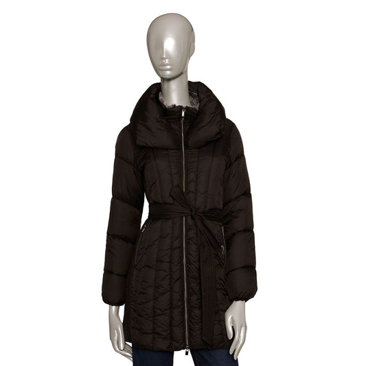 Black Polyester Women Jacket