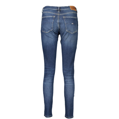 Blue Cotton Jeans & Pant