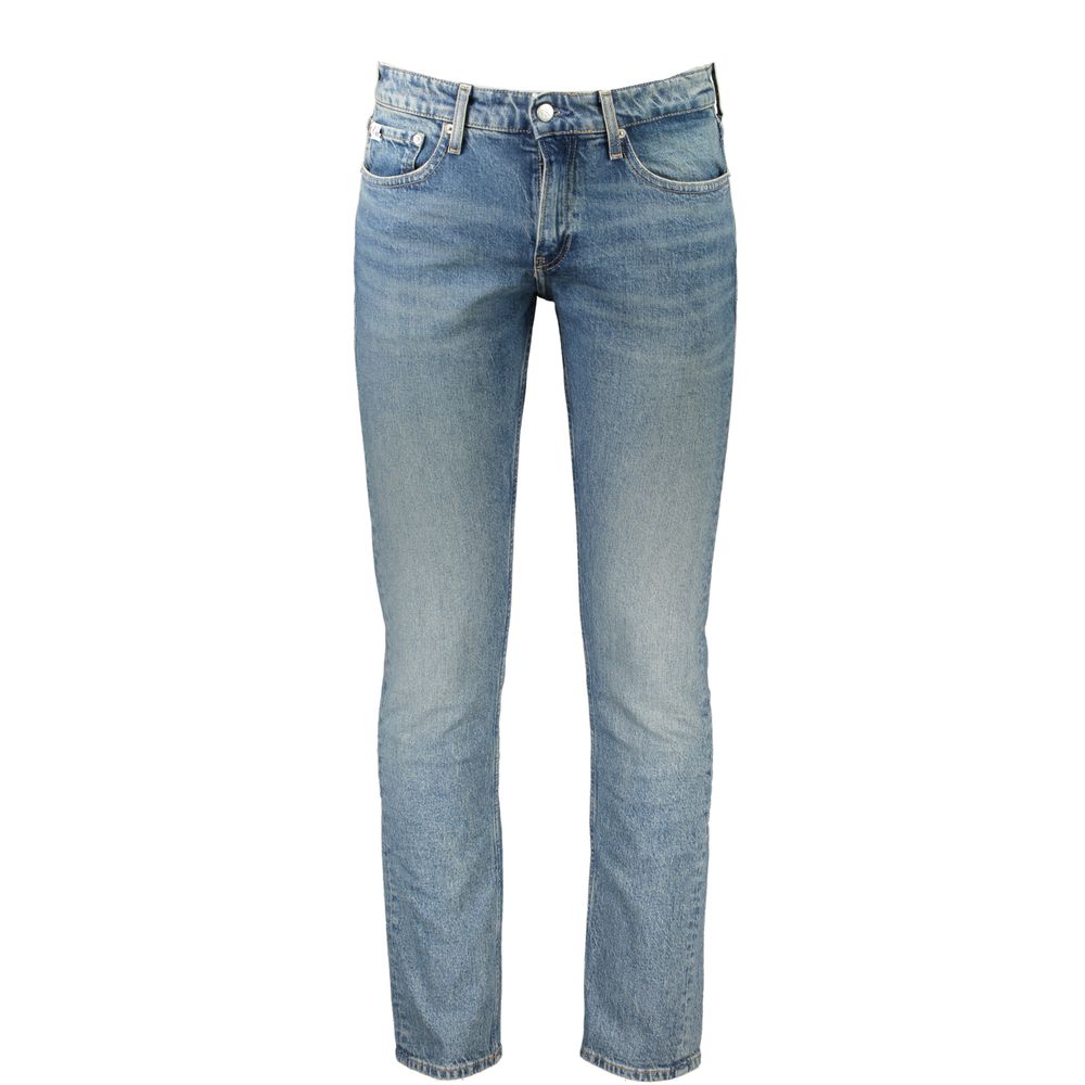 Blue Cotton Jeans & Pant