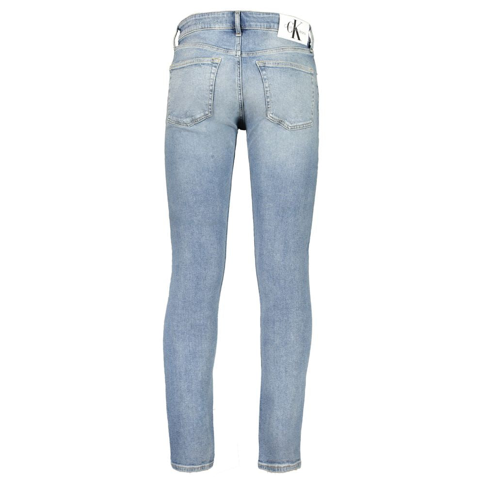 Blue Cotton Jeans & Pant