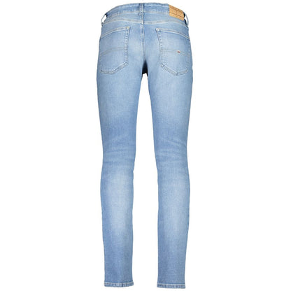 Light Blue Cotton Jeans & Pant