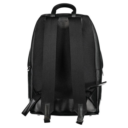 Black Polyester Backpack