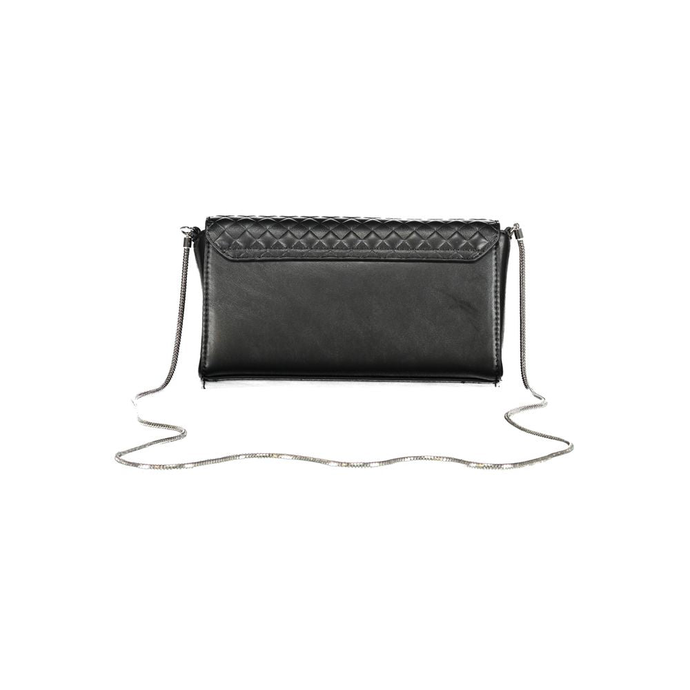 Black Polyester Handbag