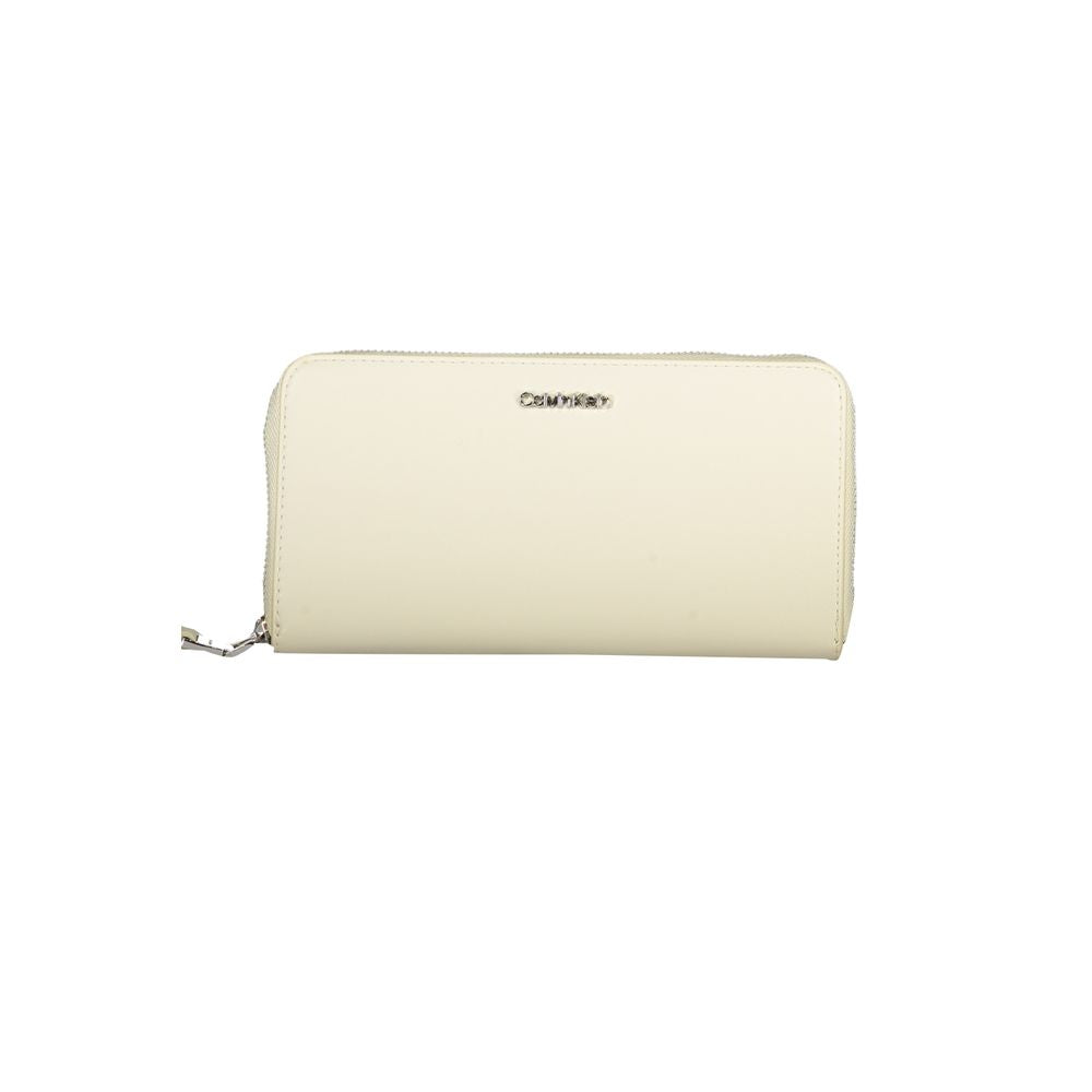 Beige Polyethylene Wallet