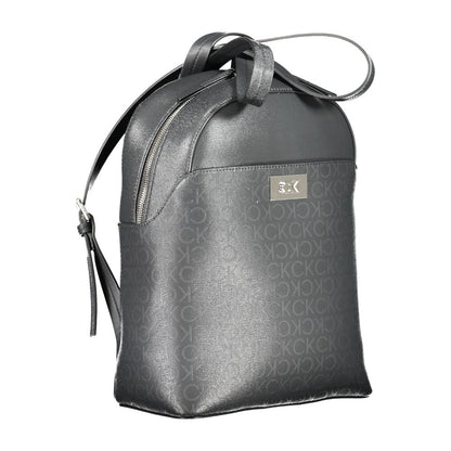 Black Polyester Backpack