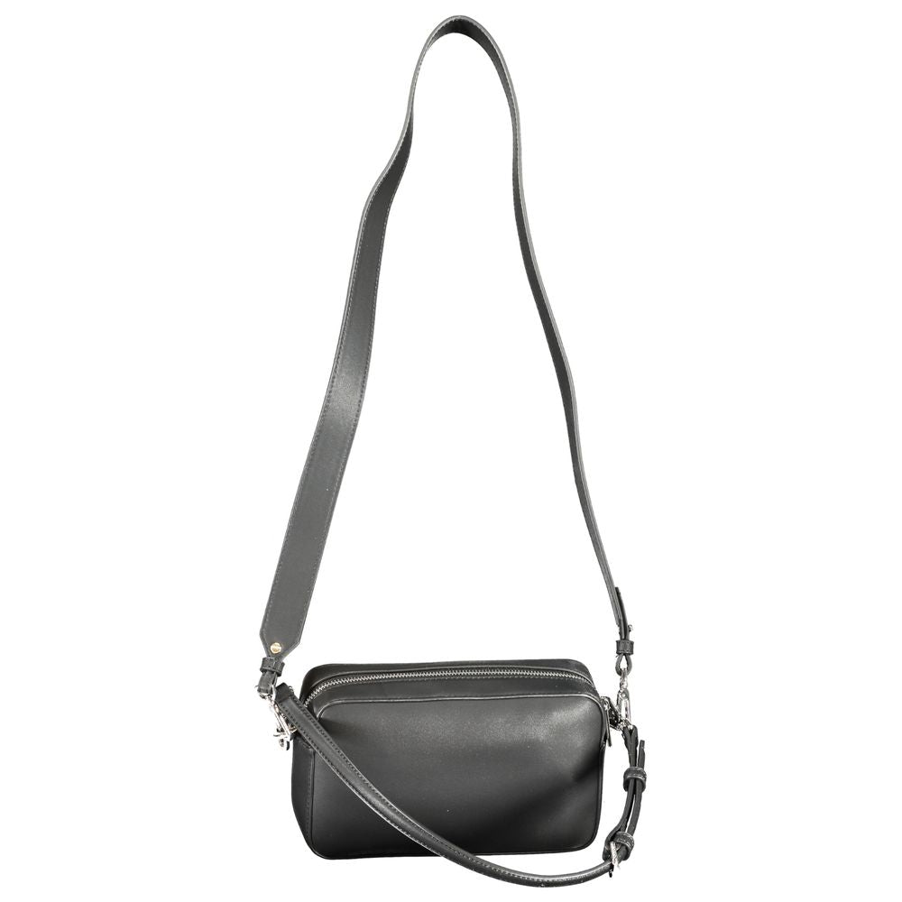 Black Polyester Handbag