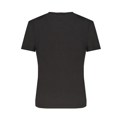 Black Cotton Tops & T-Shirt