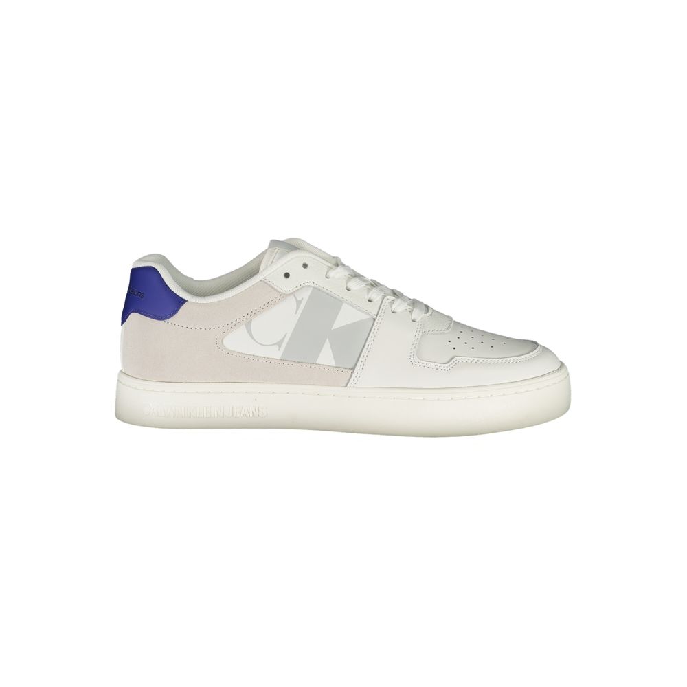 White Leather Mens Sneaker