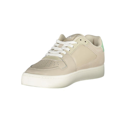 Beige Polyester Sneaker