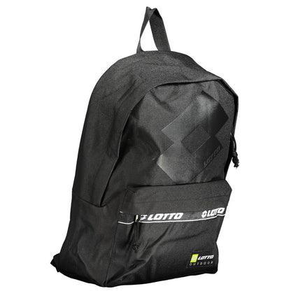 Black Polyester Backpack