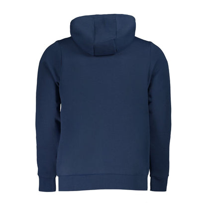 Blue Cotton Men Sweater