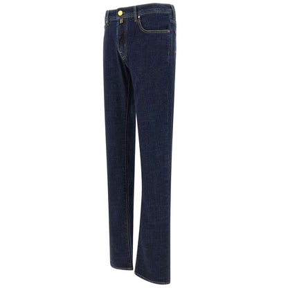 Blue Cotton Jeans & Pant