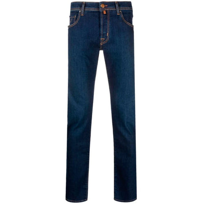 Blue Cotton Men Jeans