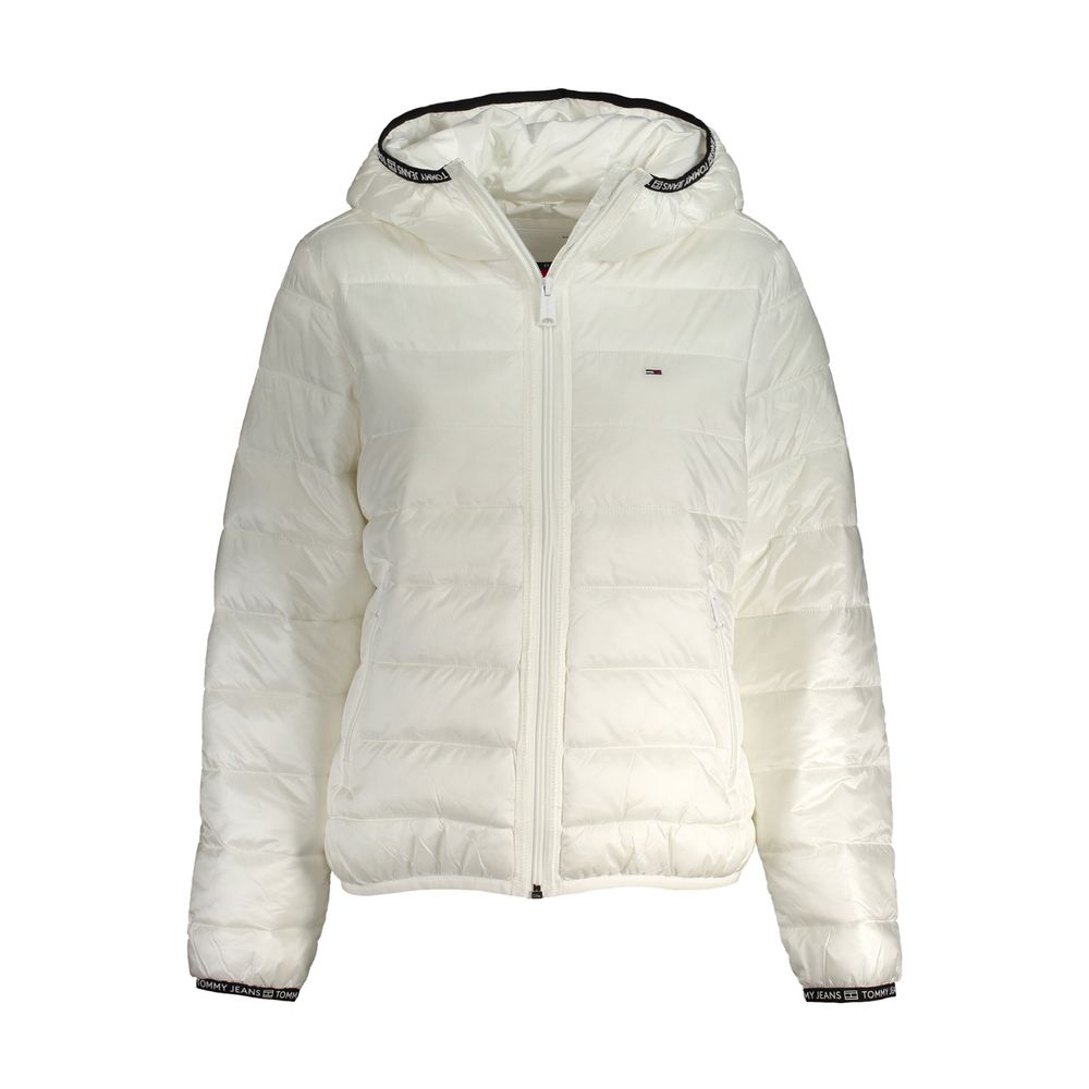 White Polyester Jackets & Coat