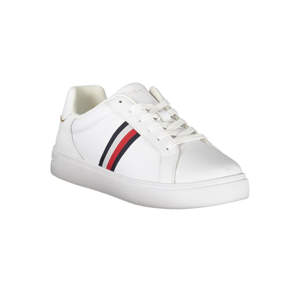 White Leather Women Sneaker