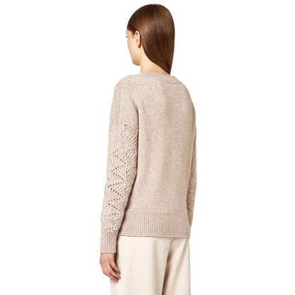 Beige Wool Alpaca Sweater