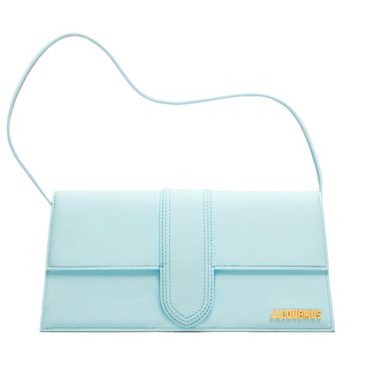 Light Blue Leather Handbag