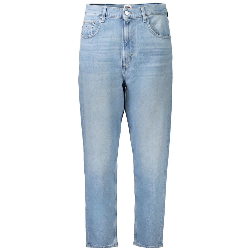 Light Blue Cotton Women Jeans