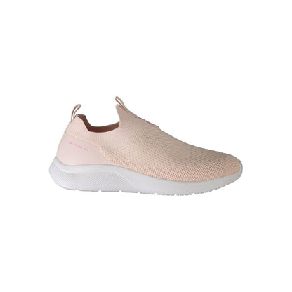 Pink Polyester Women Sneaker