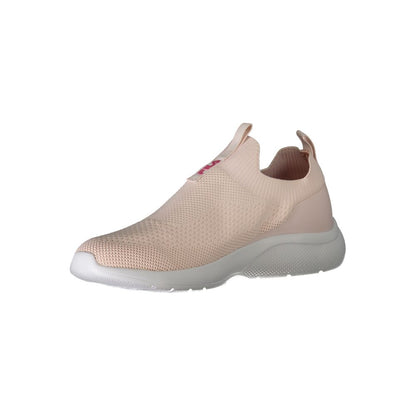 Pink Polyester Women Sneaker