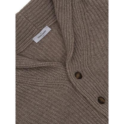 Gray Wool Cardigan