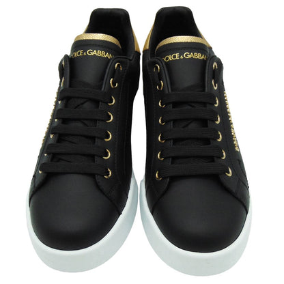 Black Leather Di Calfskin Sneaker