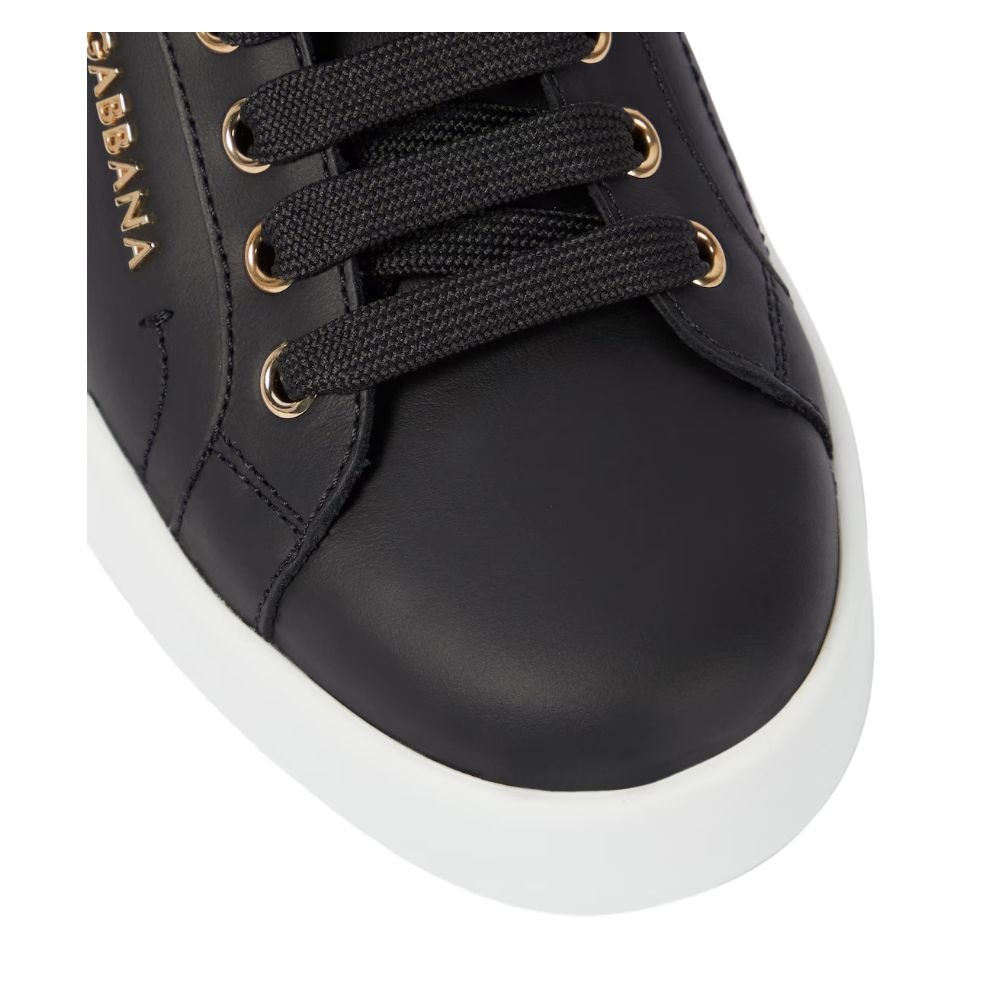 Black Leather Di Calfskin Sneaker