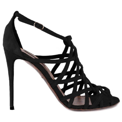 Black Leather Di Calfskin Sandal