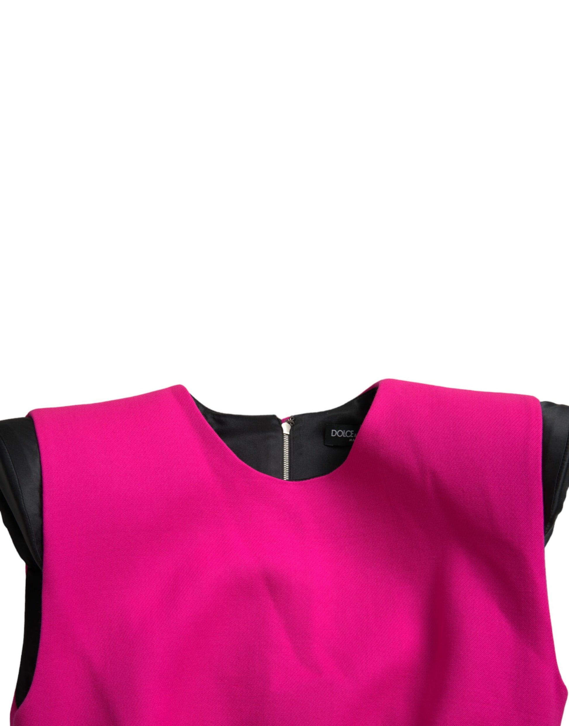 Pink Sleeveless Bodycon A-line Mini Dress