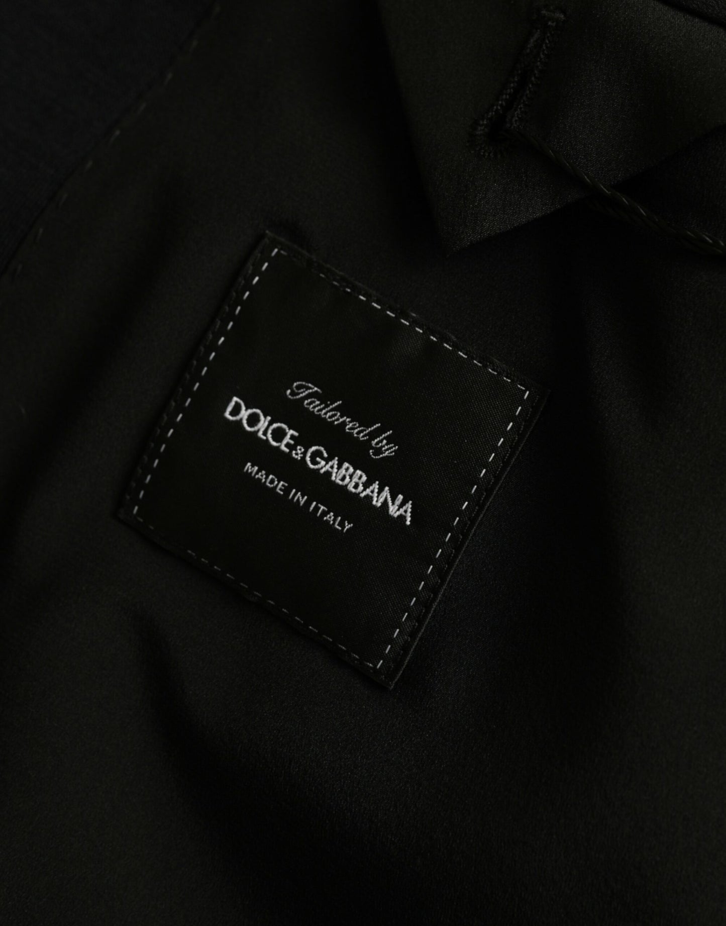 Black Wool Notch Single Breasted Coat Blazer
