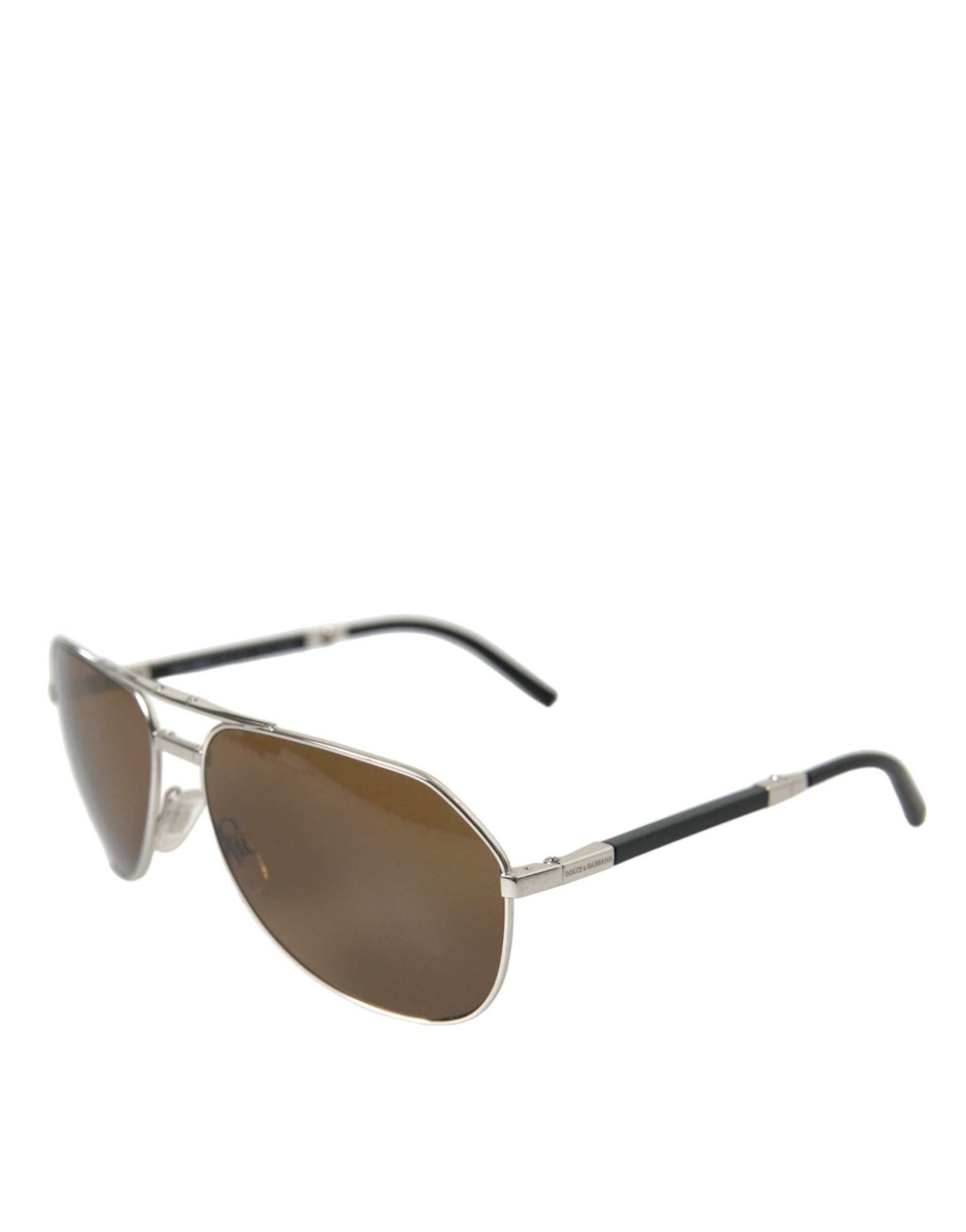 Sleek Silver Metal Sunglasses for Men