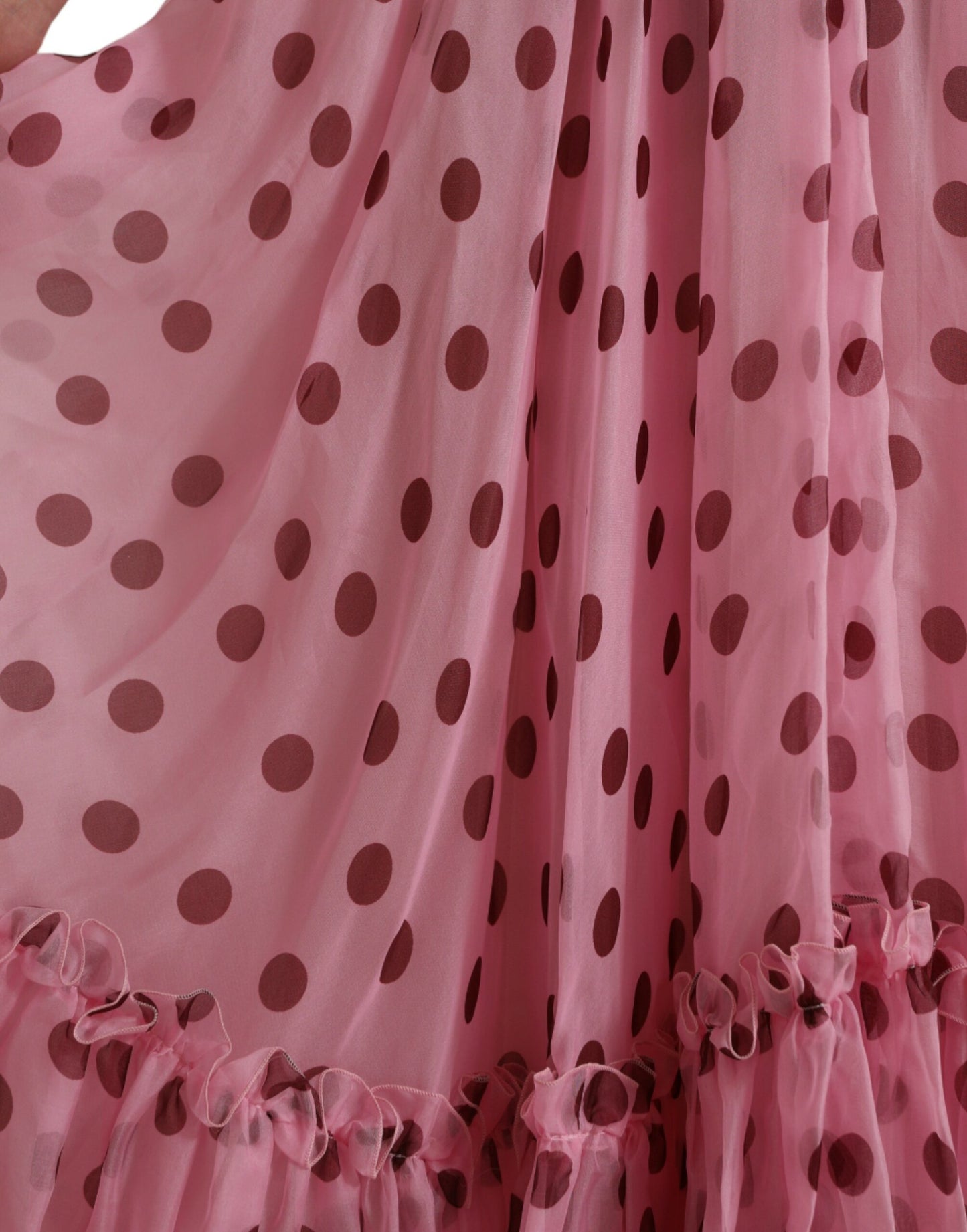 Chic A-Line Strapless Silk Dress in Pink