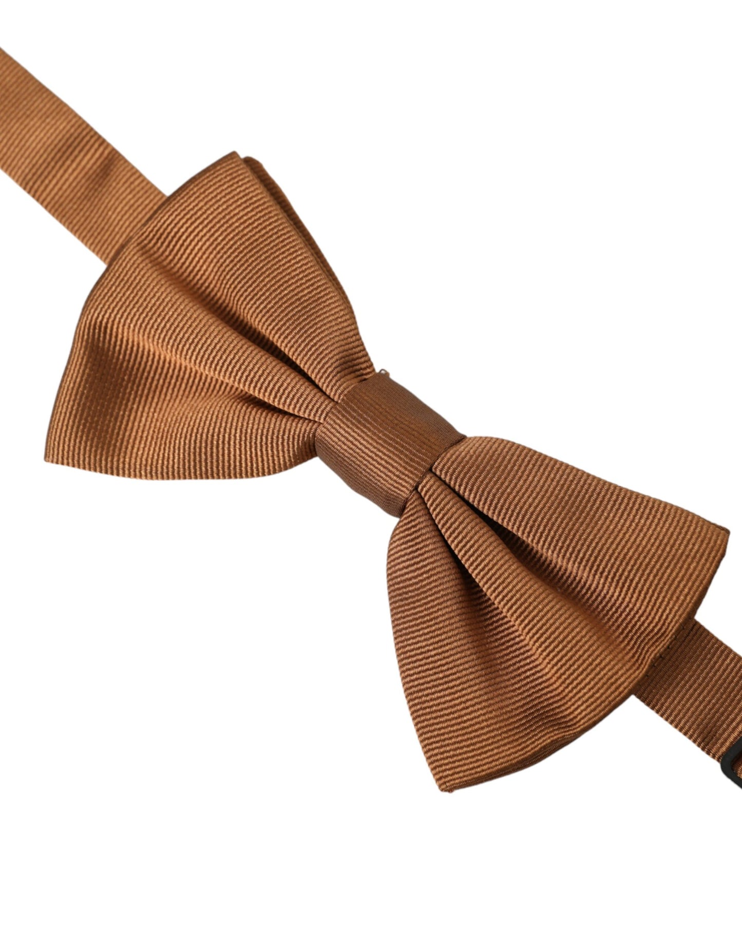 Brown Silk Adjustable Neck Men Bow Tie