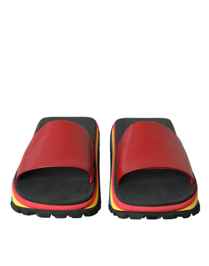 Multicolor Nappa DEVOTION Sandals Shoes