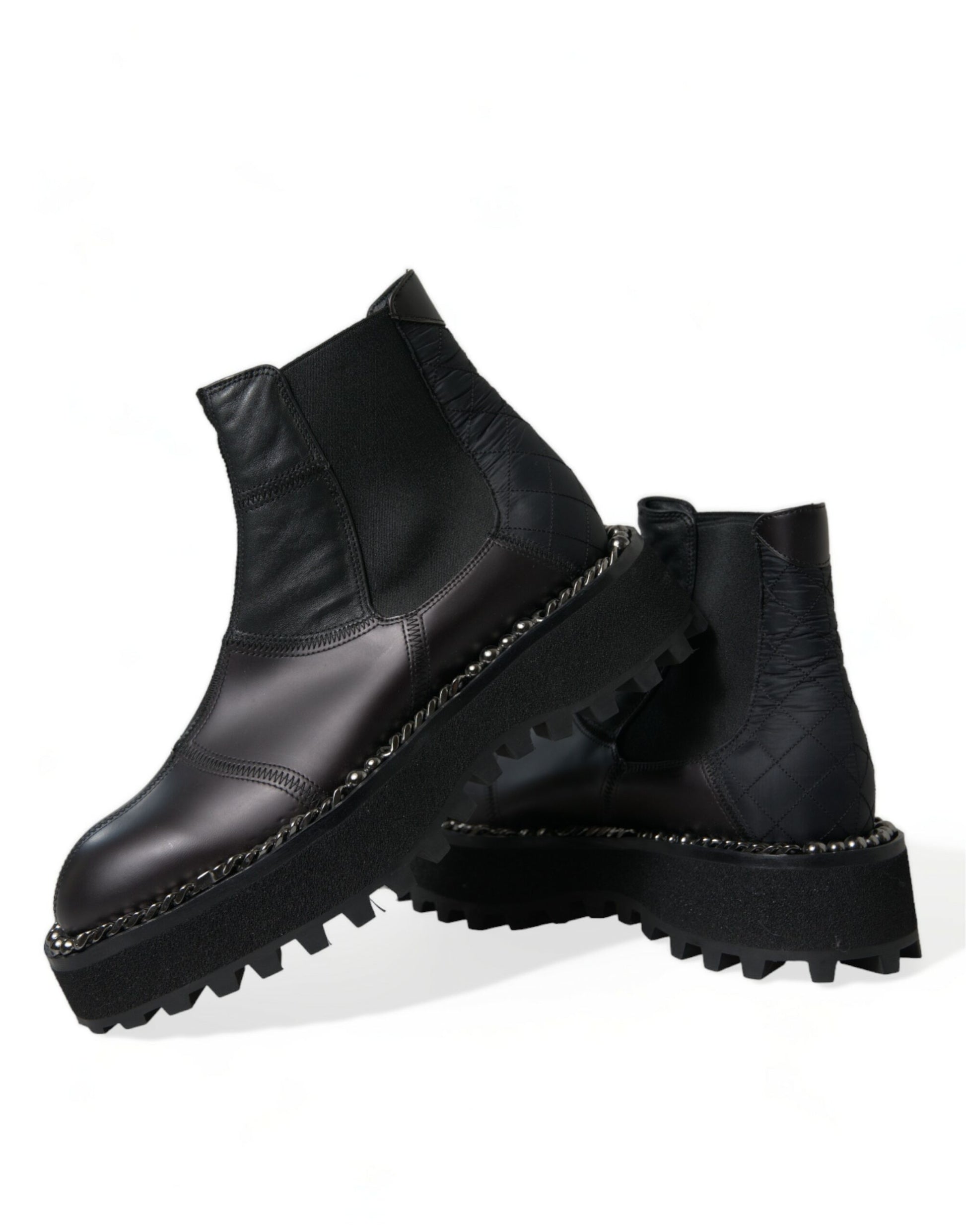 Elegant Black Chelsea Slip-On Boots