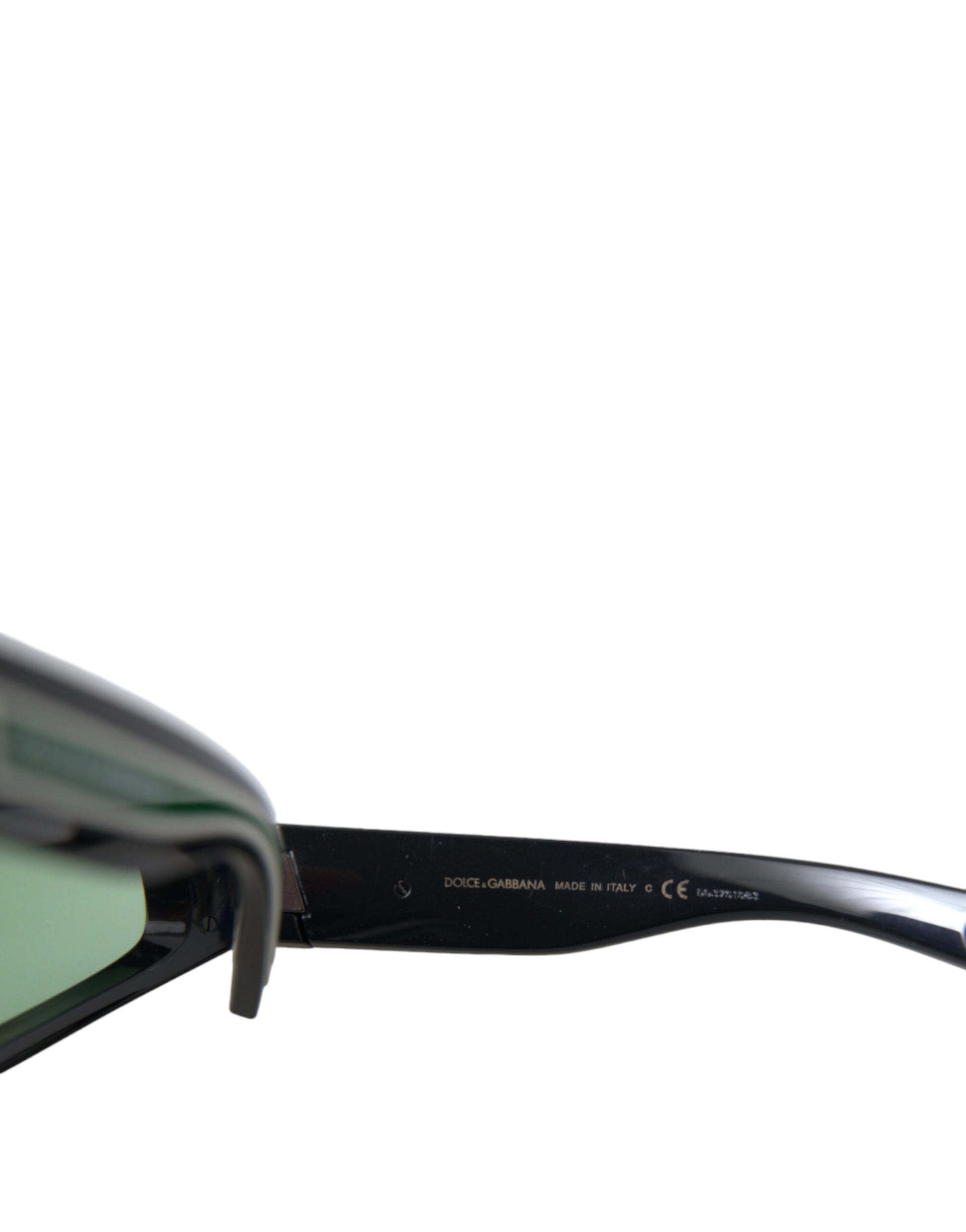 Sleek Men's Green-Lens Sunglasses