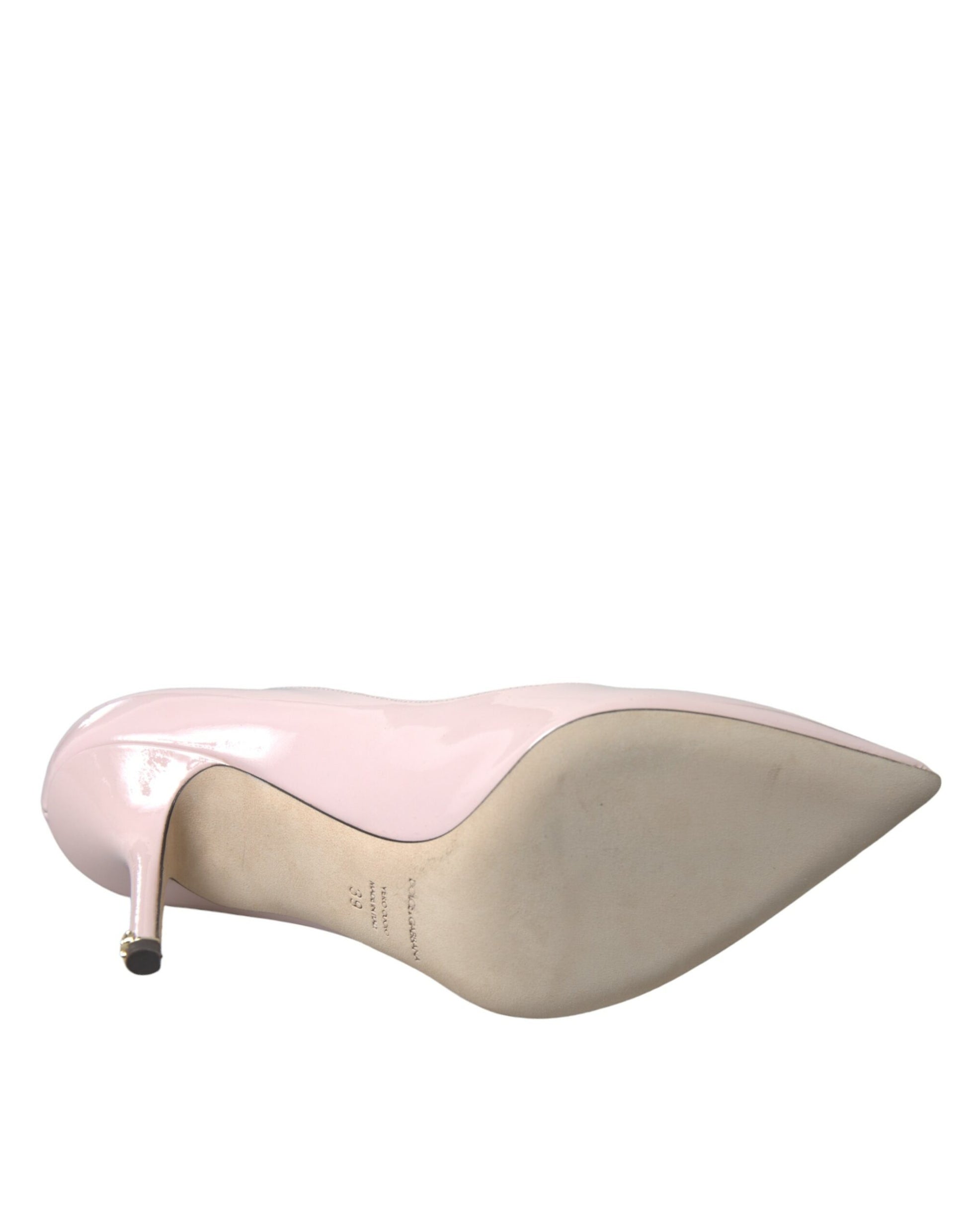 Light Pink Leather Bellucci Heels Pumps Shoes