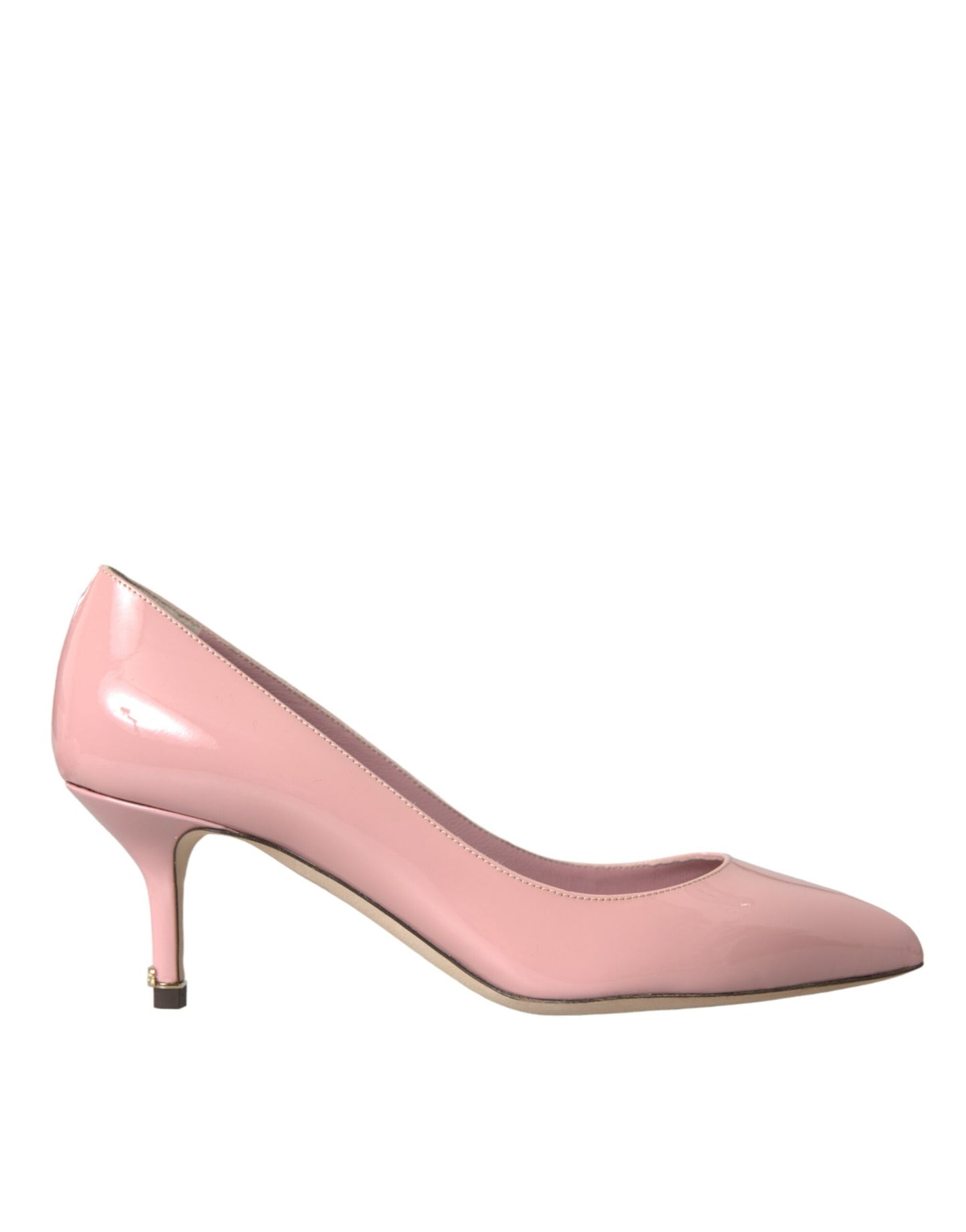 Light Pink Patent Leather Heels Pumps Shoes
