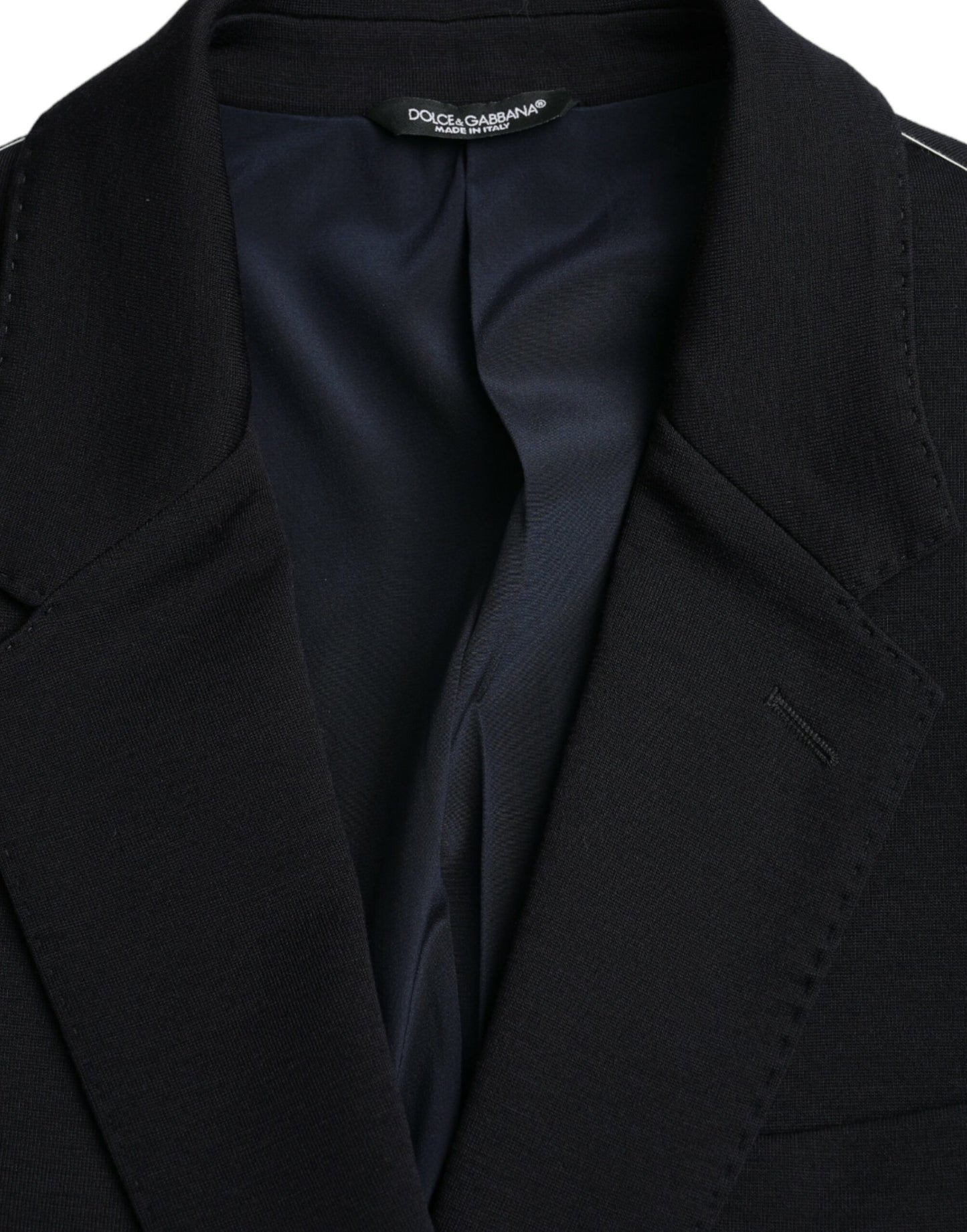 Black Wool Single Breasted Coat Blazer