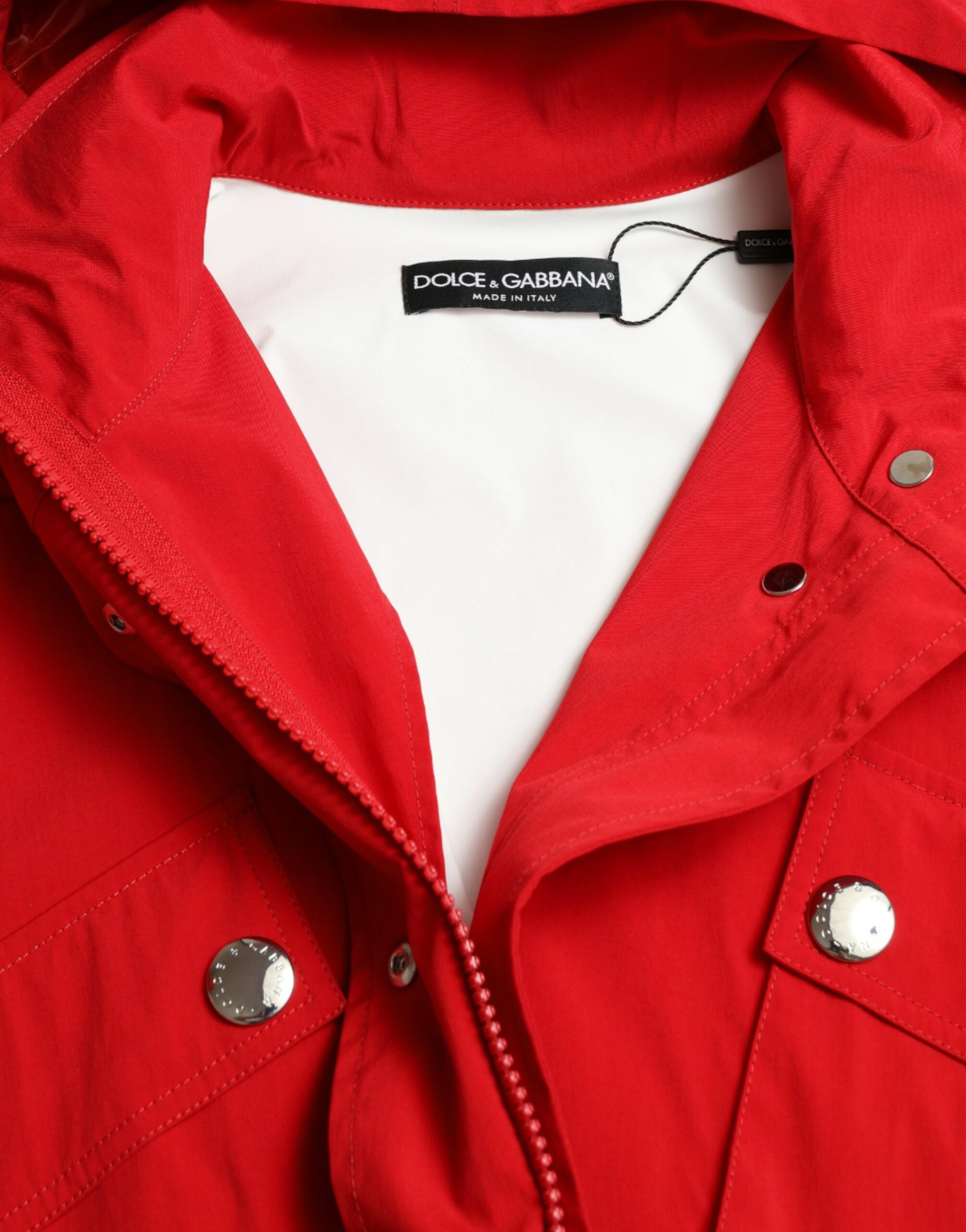 Elegant Red Long Sleeve Jacket