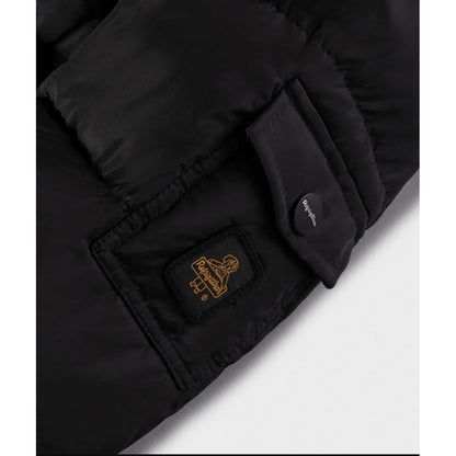 Black Nylon Jackets & Coat