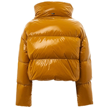 Yellow Polyamide Jackets & Coat