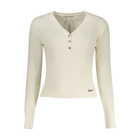 White Viscose Sweater